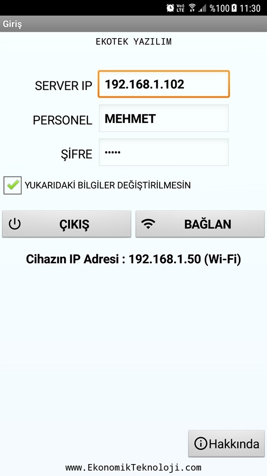 Giriş (Cep Telefonu)